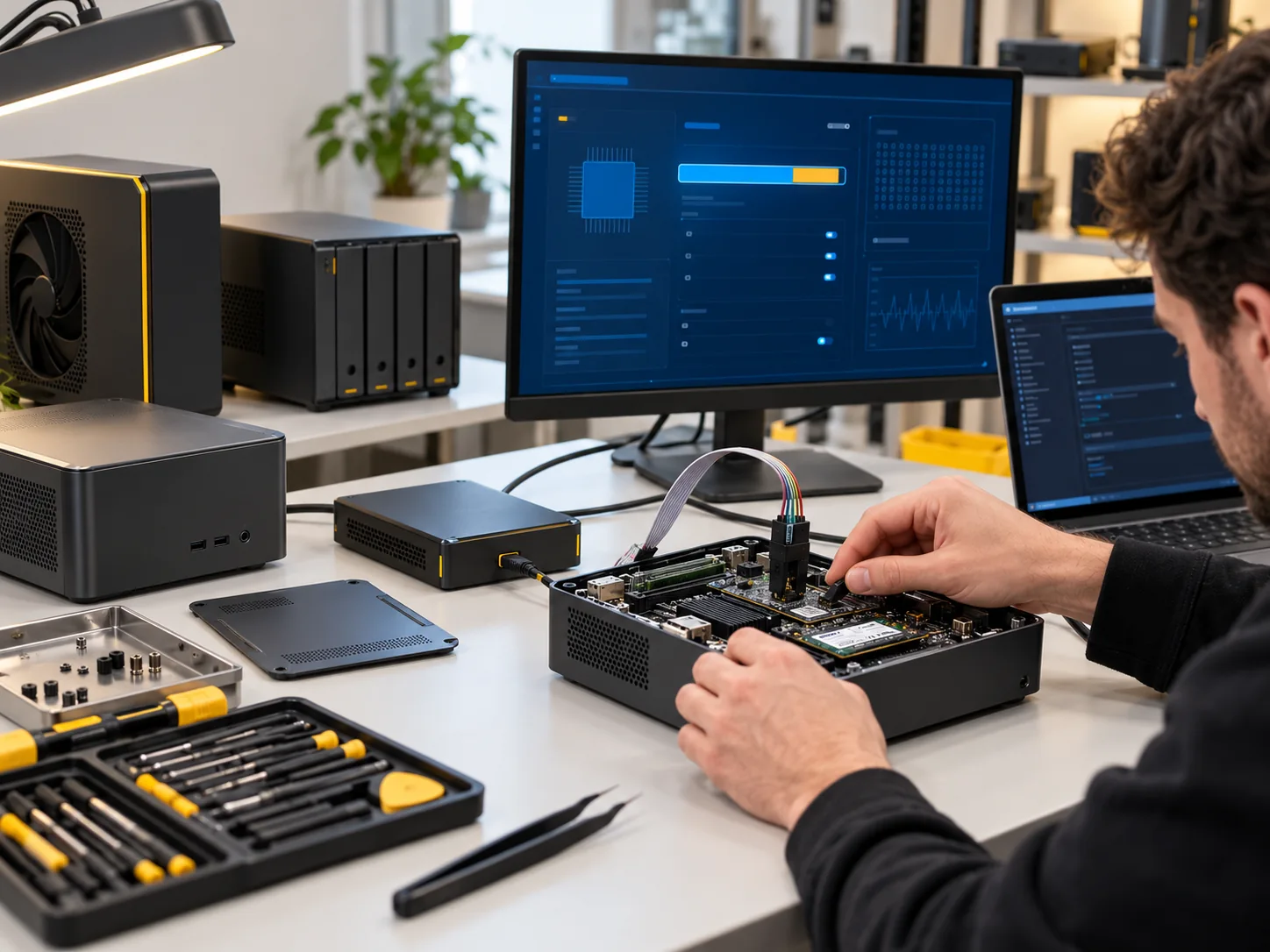 BIOS AOOSTAR: настройка режимов мощности и восстановление прошивки программатором